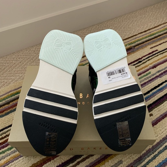 Ted Baker Floral Print Sneaker, Black - Picture 11 of 14